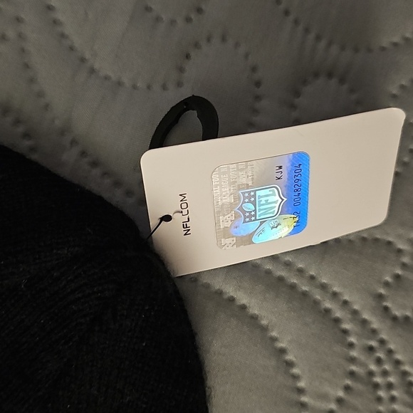 NFL Black and Blue Panthers Hat with Sporty Stripe - Picture 4 of 5